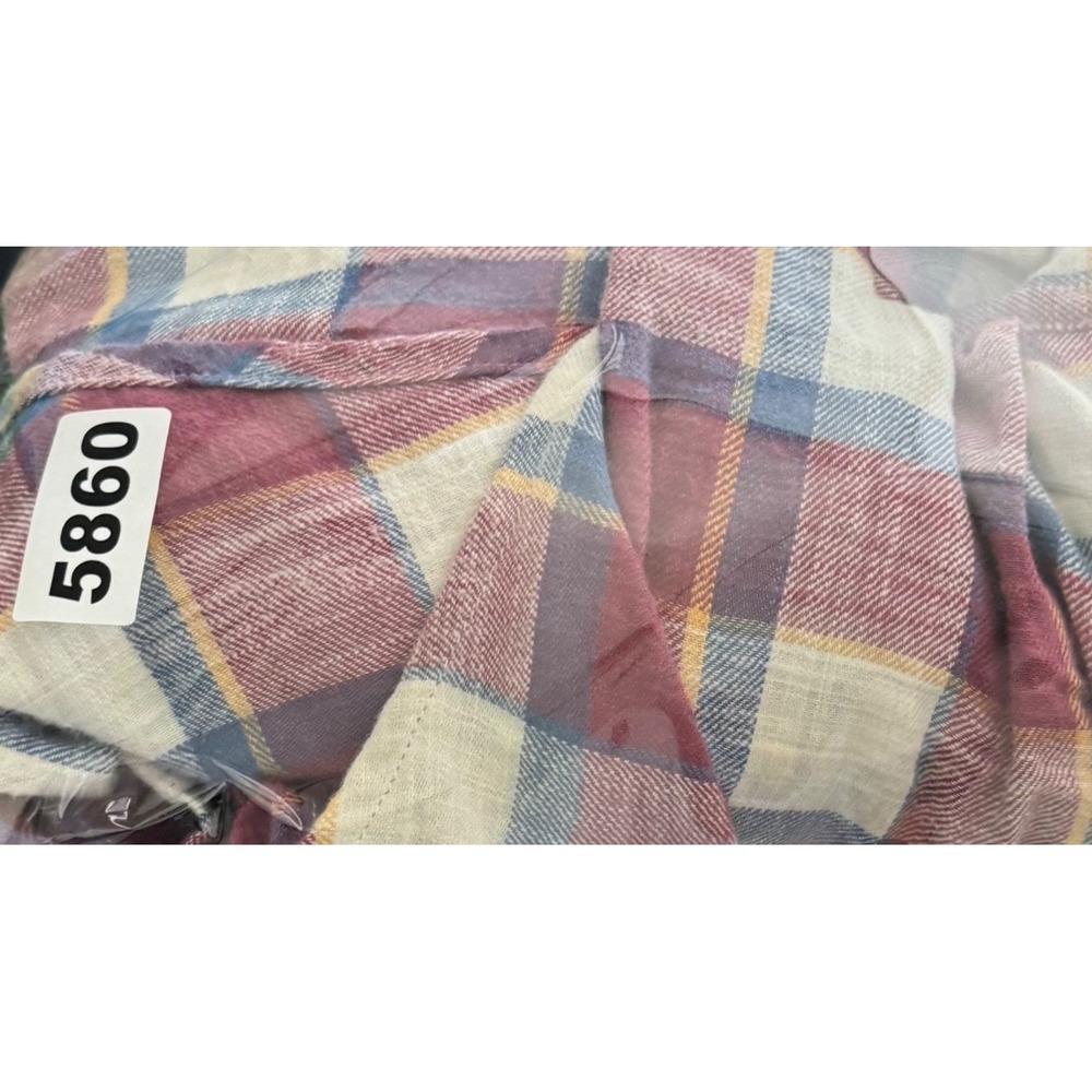 American Eagle‎ Mens XXL Plaid Hooded Flannel Shirt Burgundy Streetwear Skater - Picture 13 of 13